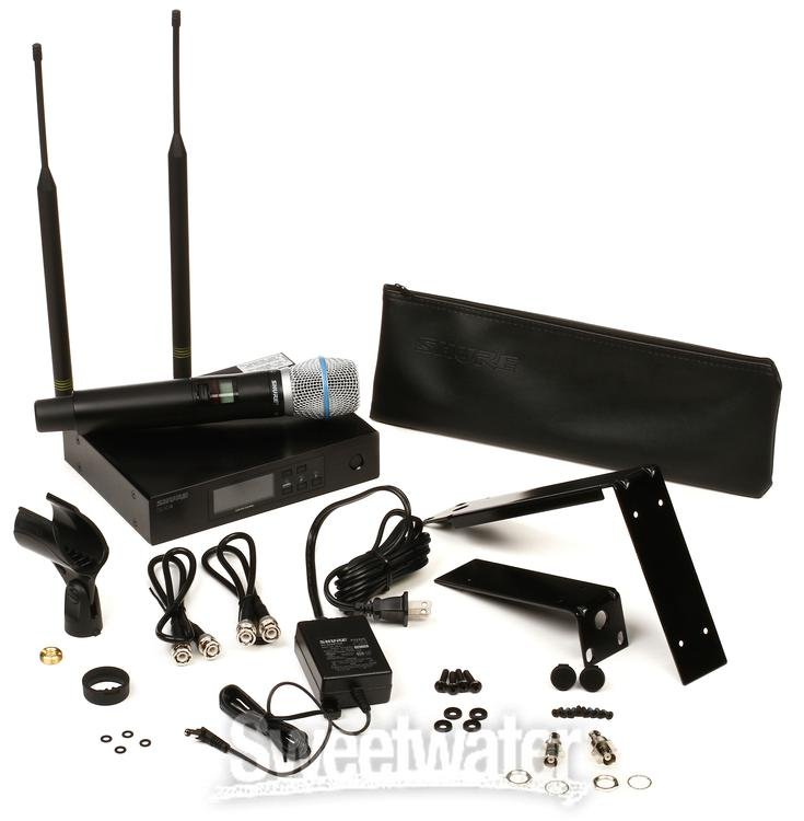 Shure QLXD24 B87A Digital Wireless Handheld Microphone System