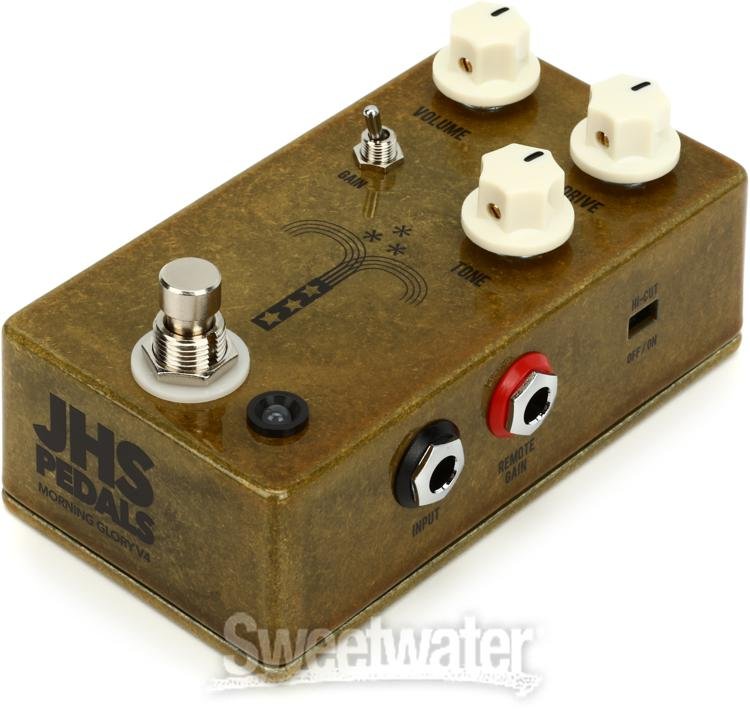 JHS Morning Glory V4 Transparent Overdrive Pedal | Sweetwater