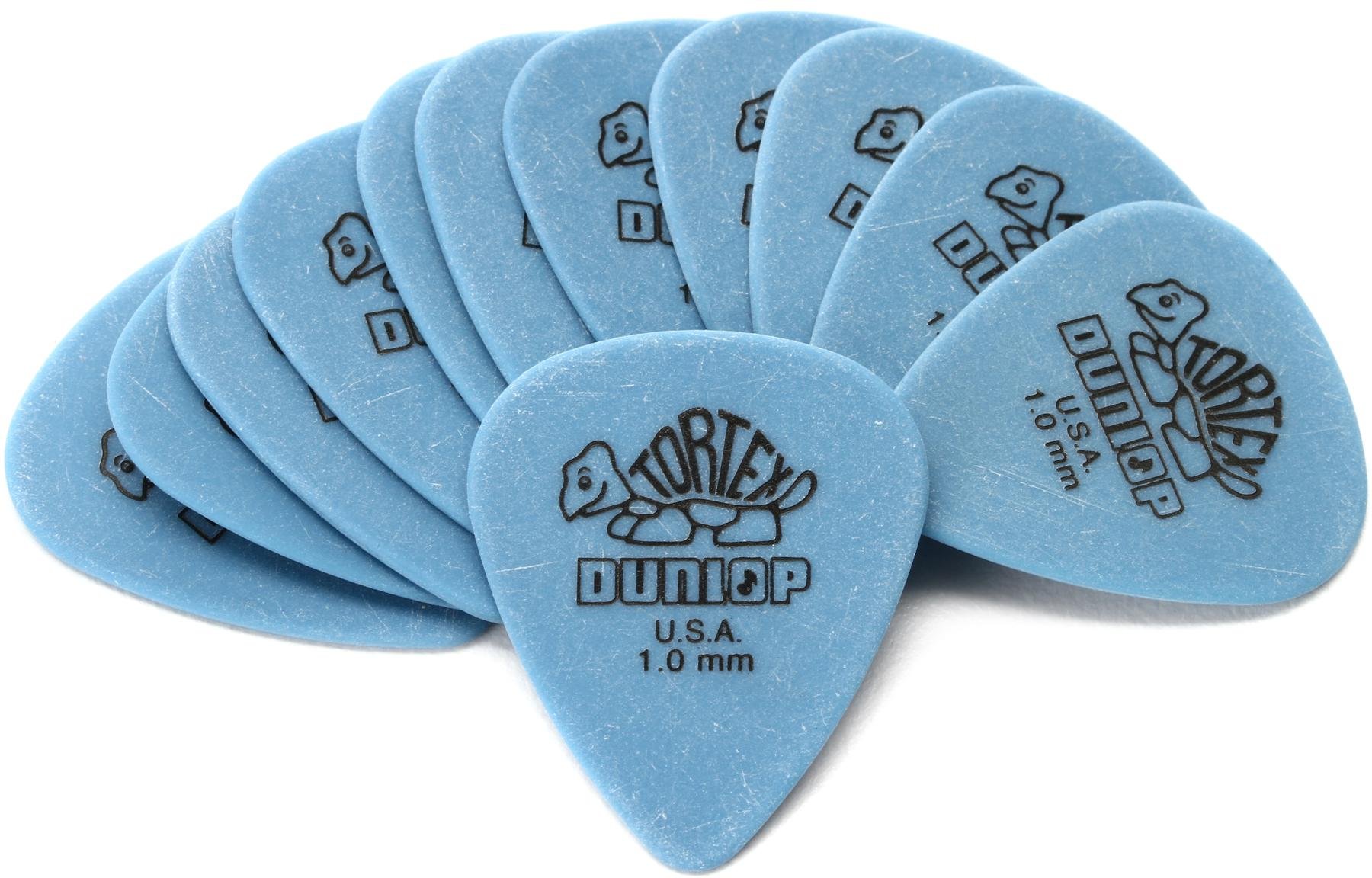 Dunlop Tortex Standard 1.0mm Blue Guitar Pick 12 Pack