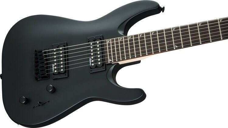 Jackson JS22-7 Dinky 7-string Electric Guitar - Satin Black