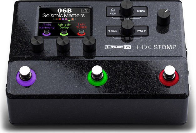 Line 6 HX Stomp Guitar Multi-effects Floor Processor - Black