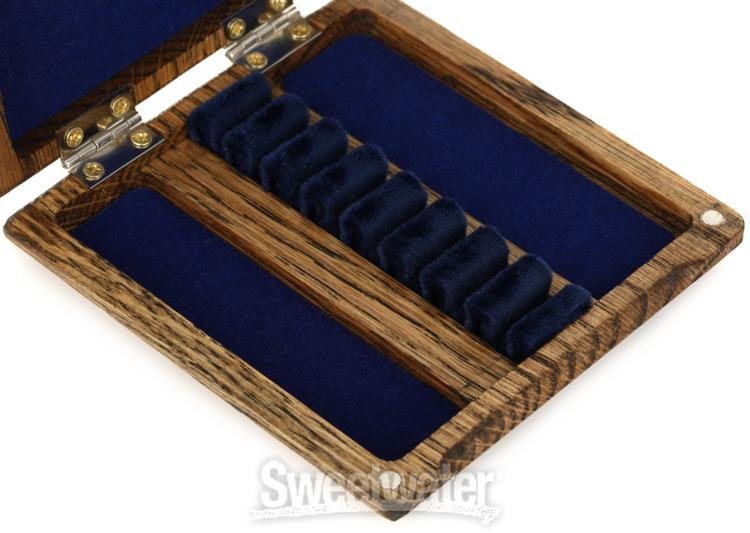 Reediano Oboe Reed Case Dark Oak, 8 Reeds Sweetwater