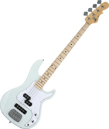 G&L Tribute SB-2 Bass Guitar - Sonic Blue | Sweetwater