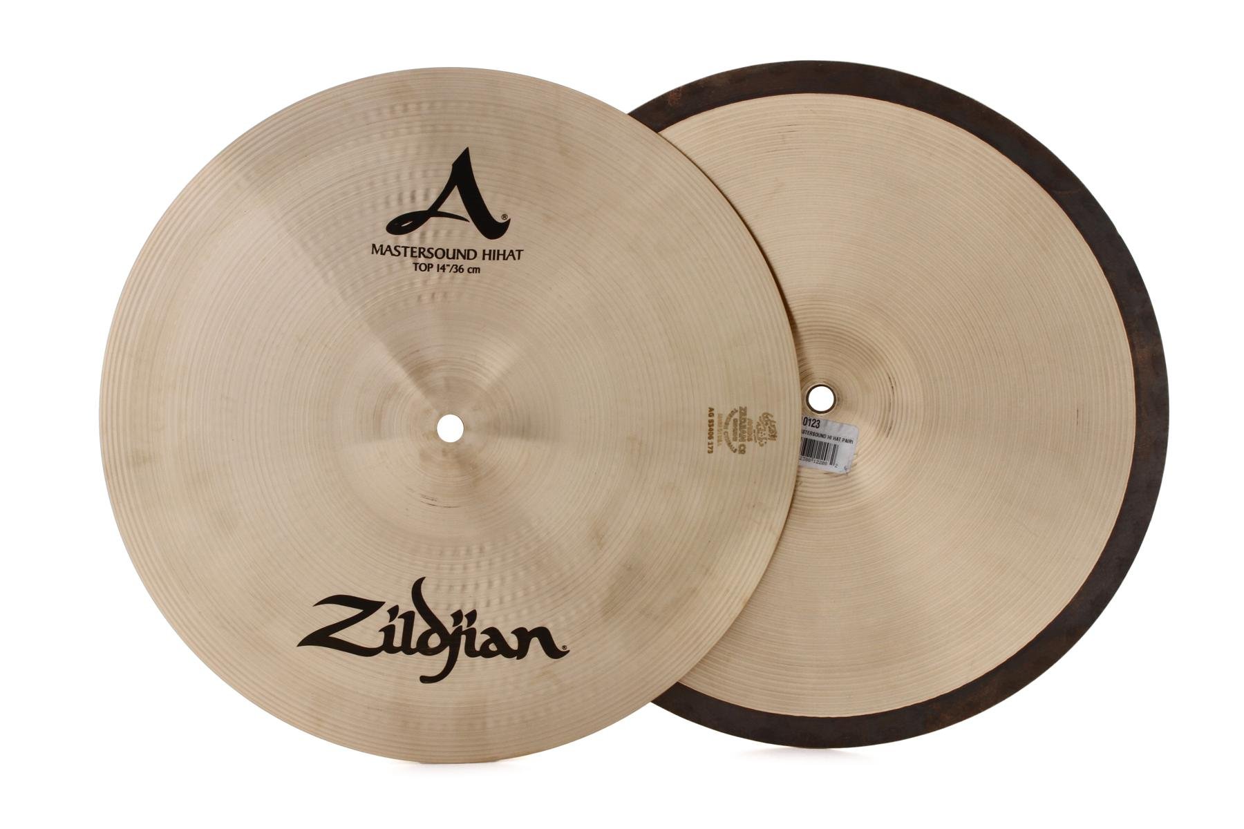 Zildjian 14 inch A Zildjian Mastersound Hi-hat Cymbals | Sweetwater