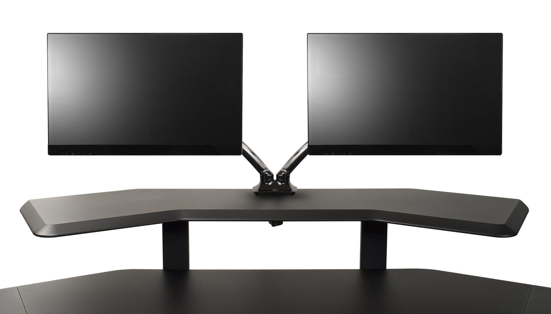 Ultimate Support Nucleus Series Dual Monitor Mount | Sweetwater