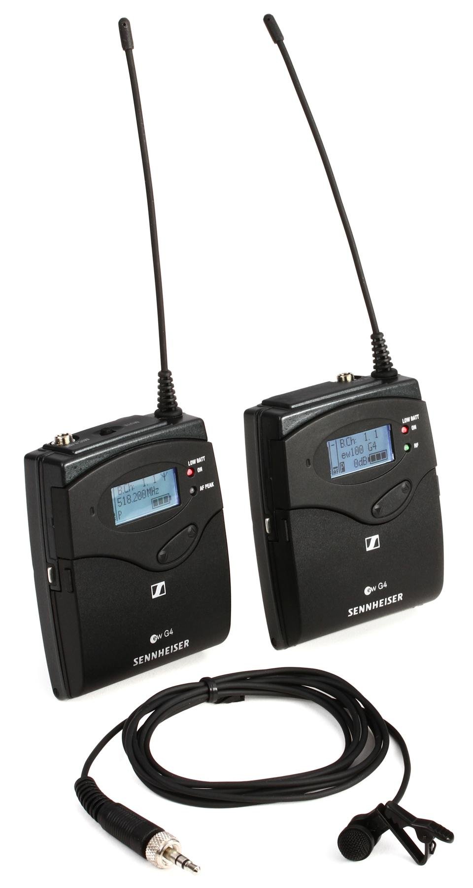 Sennheiser EW 112P G4 Portable Wireless Lavalier Microphone System 