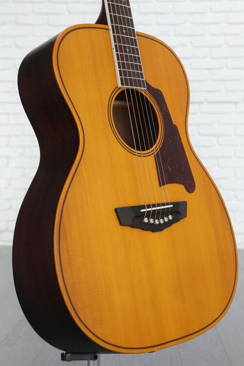 D'Angelico Premier Tammany XT Orchestra Acoustic-electric Guitar - Vintage Natural, Sweetwater Exclusive