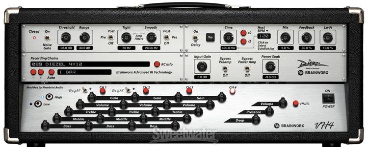 Brainworx Diezel VH4 Guitar Amplifier Plug-in | Sweetwater