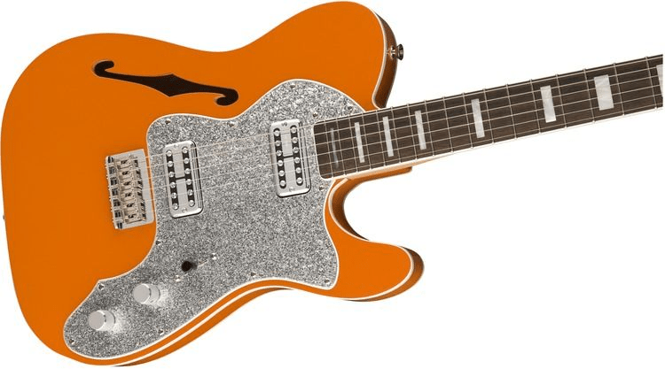 Fender limited edition parallel universe series deluxe thinline super telecaster top