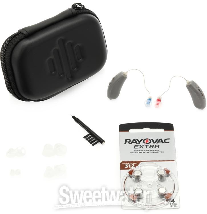 Soundwave Sontro Self-Fitting OTC Hearing Aids - Grey | Sweetwater