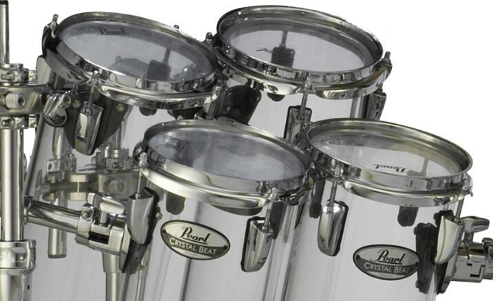 Pearl Crystal Beat Rocket Tom 6 x 21 inch Ultra Clear Sweetwater