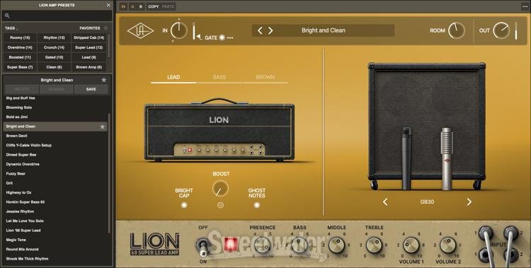 DTM・DAW Universal Audio Lion '68 Super Lead Amp Lion '68 Super Lead Amp – Universal Audio