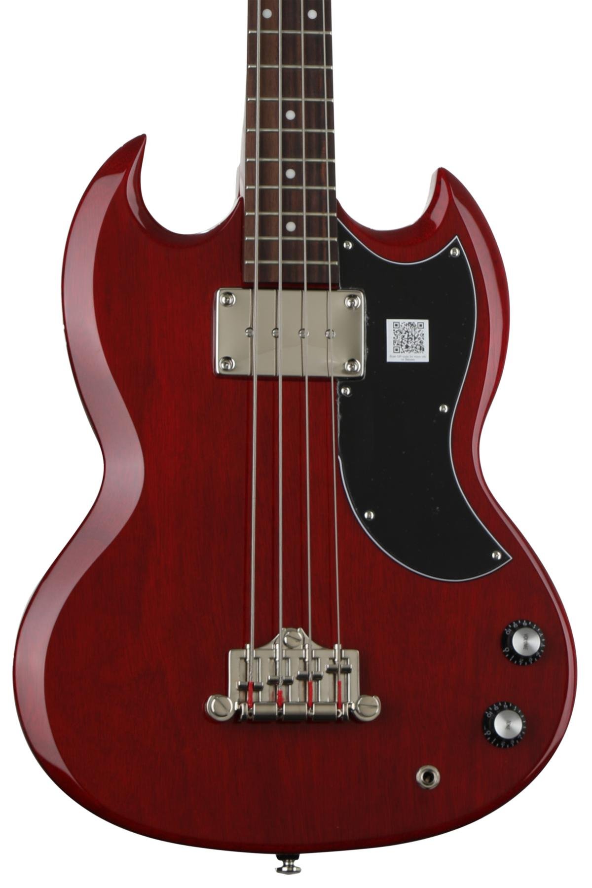 Cherry Red EpiphoneEB-0 Electric Bass Guitar