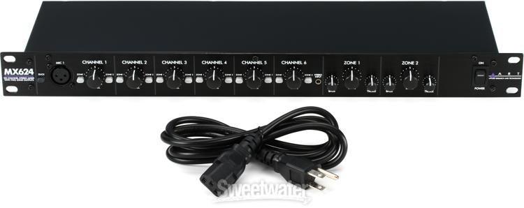 【良品】ART 6ch ステレオミキサー MX624 ART ( エーアールティー ) MX624 6ch ステレオミキサー 送料無料