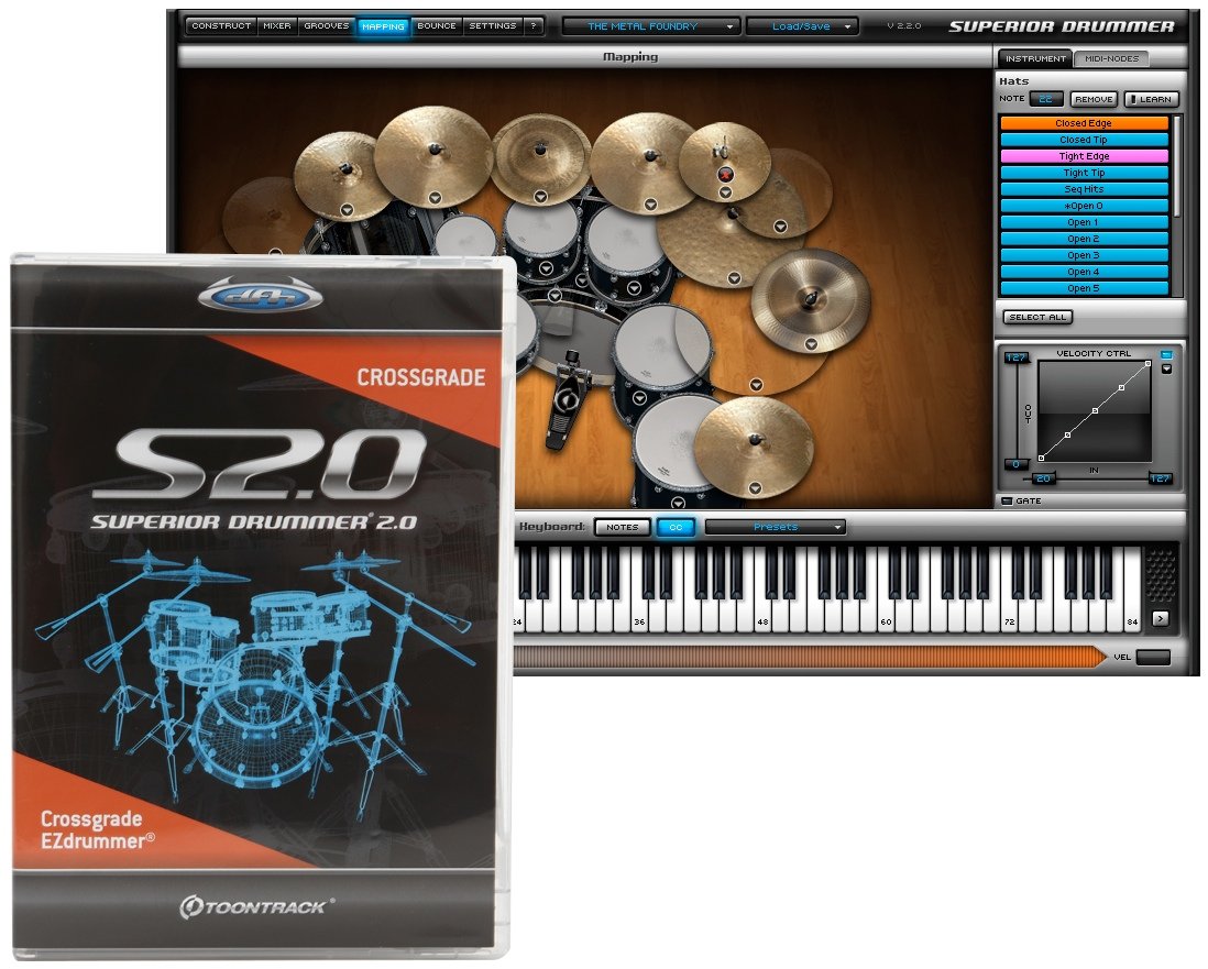ezdrummer midi mapping ezdrummer midi mapping