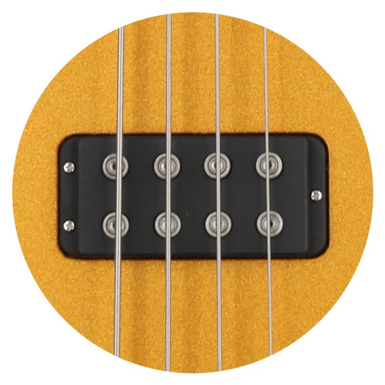 G&L CLF Research L-1000 Bass Guitar - Pharaoh Gold Firemist