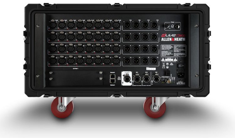 Allen & Heath dLive CDM64 UFX MixRack 64-input Digital Stage Box
