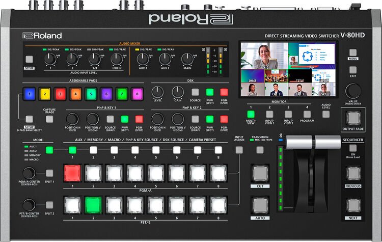 Roland V-80HD 8-channel HD Video Switcher | Sweetwater