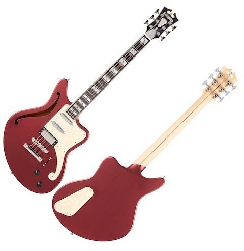 D'Angelico Deluxe Bedford SH - Matte Wine - Limited Edition