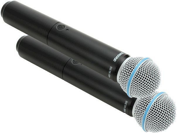 Shure BLX288/B58 Dual Channel Wireless Handheld Microphone System 