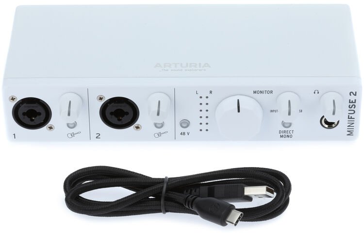 Arturia MiniFuse 2 Recording Pack - White | Sweetwater