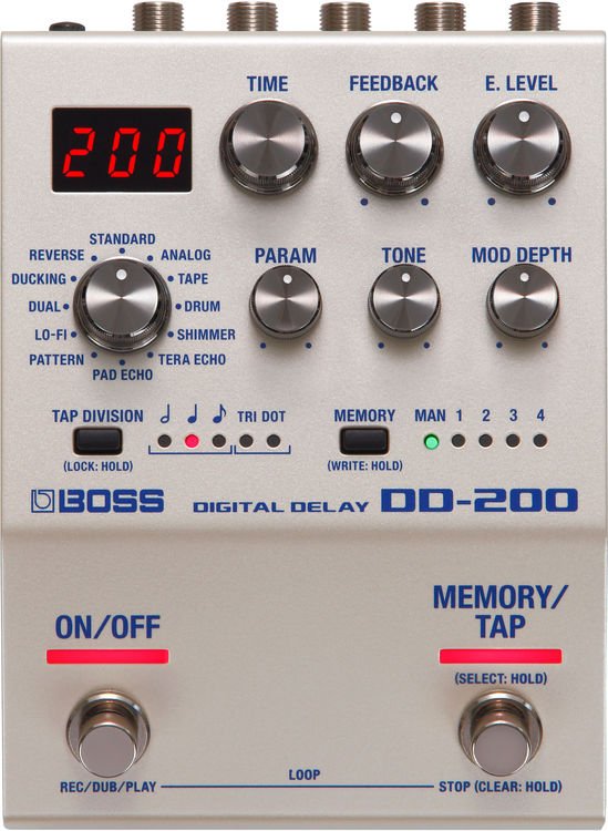 Boss DD-200 Digital Delay Pedal | Sweetwater