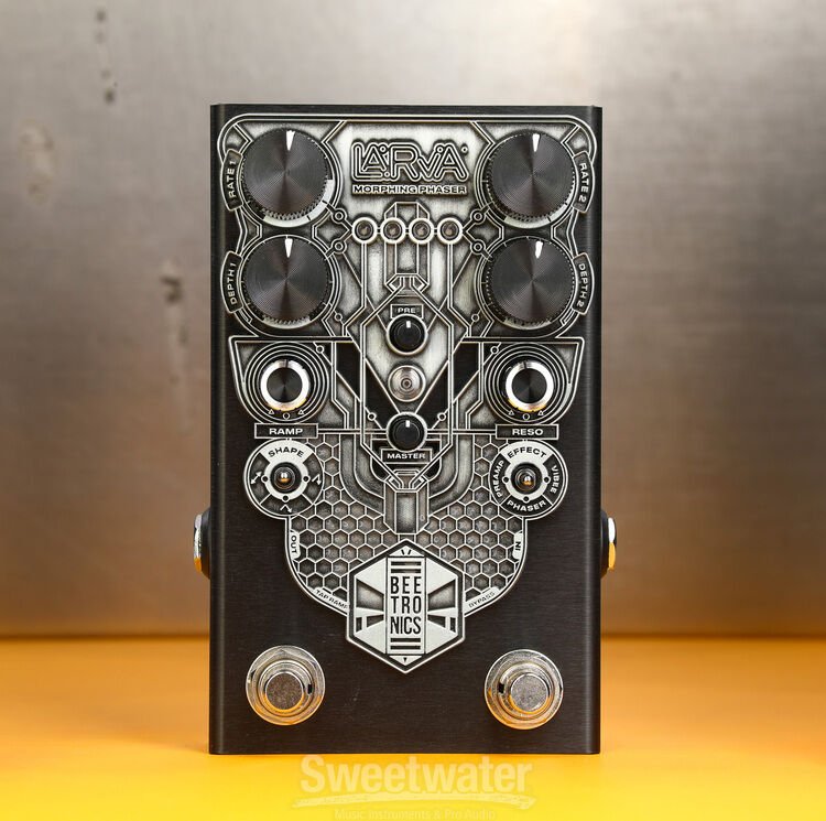 Beetronics FX Larva Morphing Phaser Pedal - Black Sector