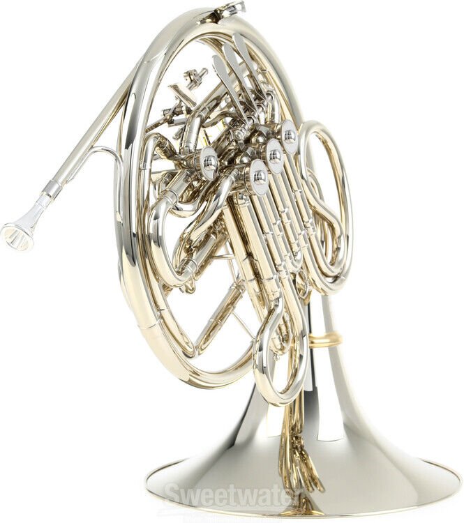 Yamaha YHR-672ND Professional Double Horn - Nickel Silver with Detachable  Bell | Sweetwater