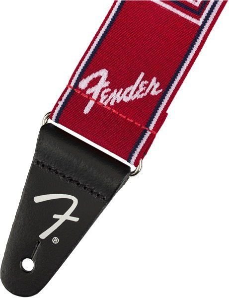 Fender WeighLess Guitar Strap - Red/White/Blue | Sweetwater