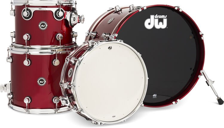 DW DWe 4-piece Shell Pack - Black Cherry Metallic | Sweetwater