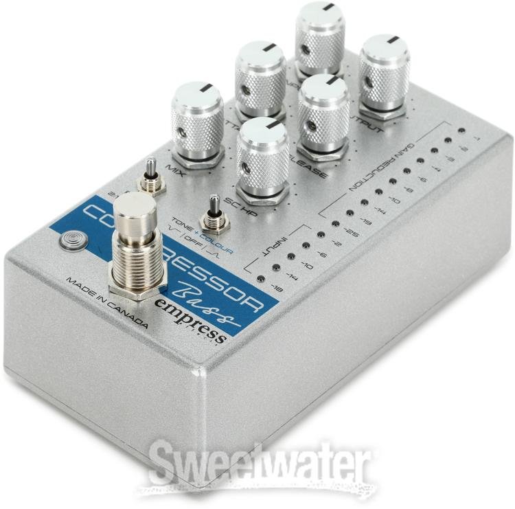 Empress Effects Bass Compressor Pedal - Silver | Sweetwater