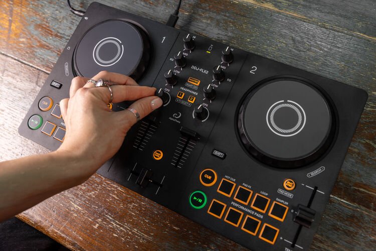 AlphaTheta DDJ-FLX2 2-deck DJ Controller | Sweetwater