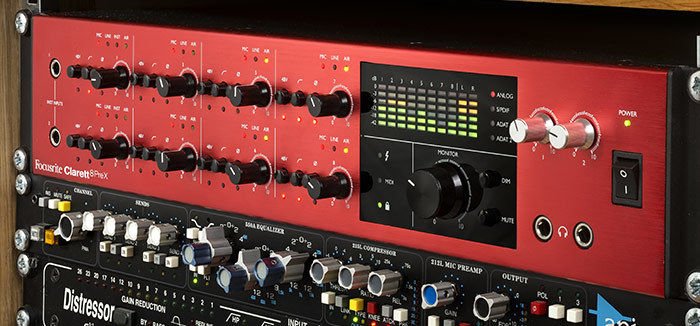 Focusrite Clarett 8Pre X 26x28 Thunderbolt Audio Interface