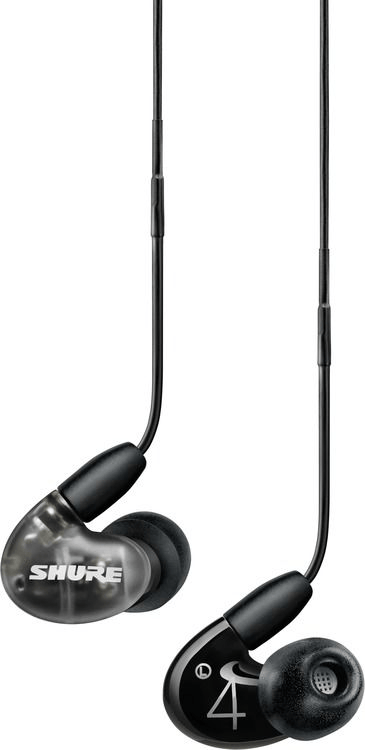 Shure AONIC 4 Sound Isolating Earphones - Black | Sweetwater