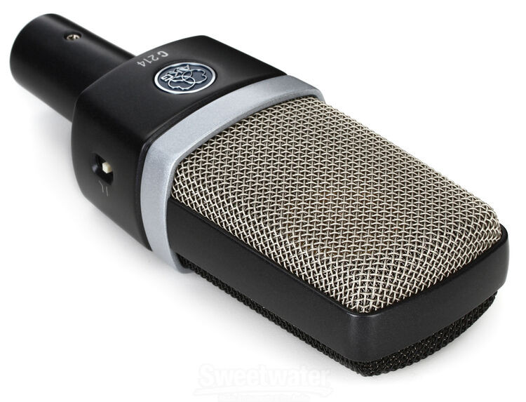 AKG C214 Large-diaphragm Condenser Microphone - Matte Grey Blue