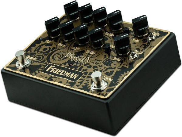 Friedman BE-OD Deluxe Dual Overdrive Pedal - Clockworks Edition