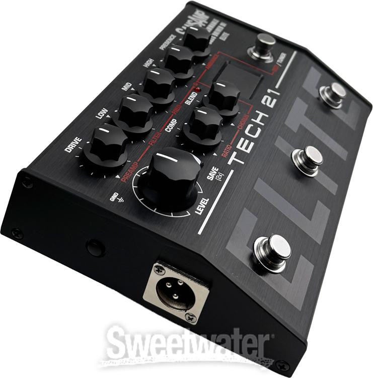 Tech 21 SansAmp Programmable Bass Driver ELITE Preamp Pedal
