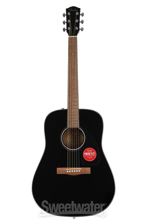 Fender CD-60 Acoustic Guitar - Black | Sweetwater