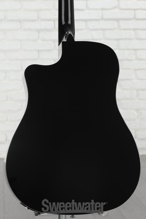 Fender CD-60SCE Acoustic-electric Guitar - Black | Sweetwater