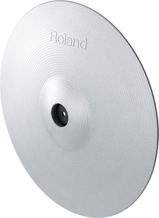 Roland CY-15R-SV 3-zone RIde Cymbal - Silver | Sweetwater