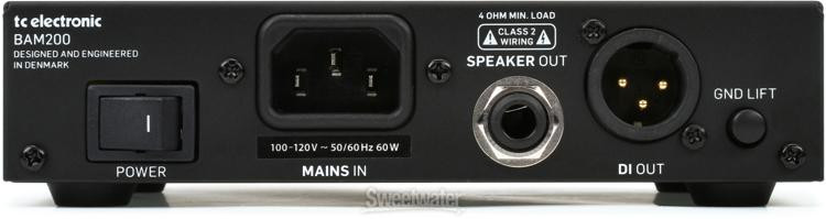 TC Electronic BAM200 200-watt Compact Bass Head | Sweetwater