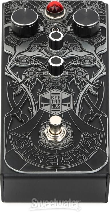 Beetronics FX Abelha Tropical Fuzz Pedal - Black and White