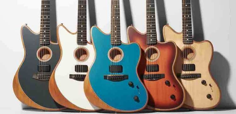 Fender American Acoustasonic Jazzmaster Acoustic-electric Guitar