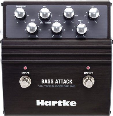 Hartke VXL Bass Attack Pre-amp/Direct Box/EQ Pedal | Sweetwater