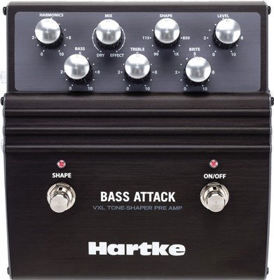 Hartke VXL Bass Attack Pre-amp/Direct Box/EQ Pedal | Sweetwater
