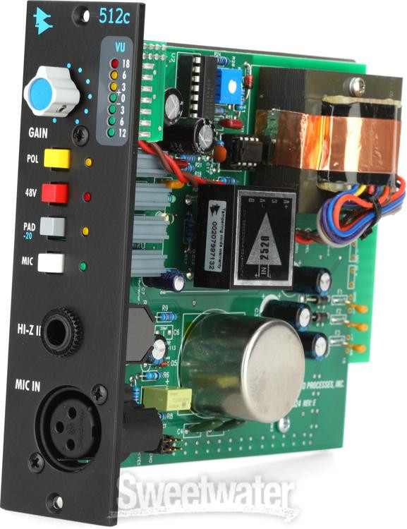API 512c 500 Series Microphone Preamp | Sweetwater