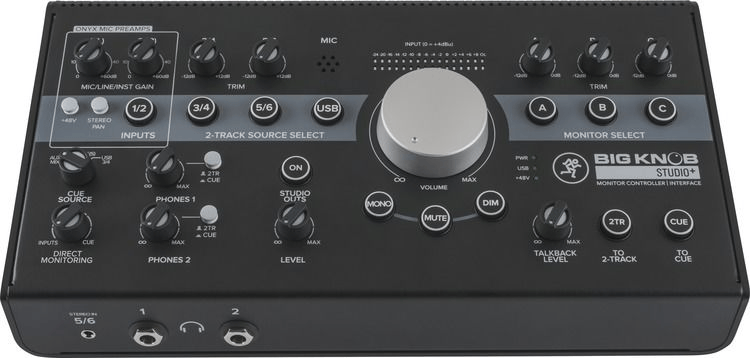 Mackie Big Knob Studio+ 4x3 Studio Monitor Controller and