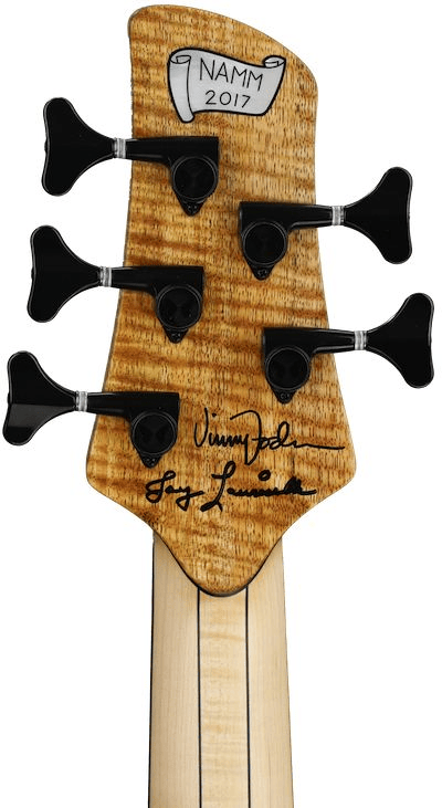 Fodera Anthony Jackson Contrabass, NAMM 2017 Display - Mango Flame