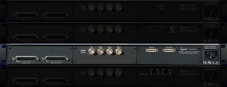 Lynx Aurora (n) 8-DNT 8-channel AD/DA Converter with Dante