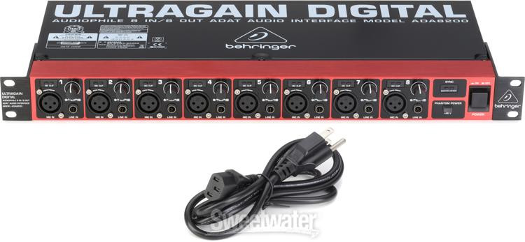 Behringer ADA8200 8-channel Microphone Preamp | Sweetwater